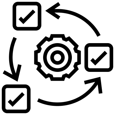 A team working in an agile environment